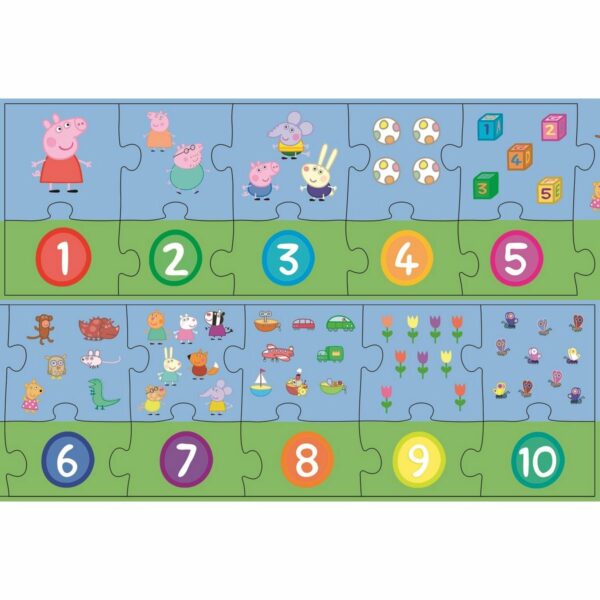 Trefl Peppa Malac Oktatási puzzle Számok