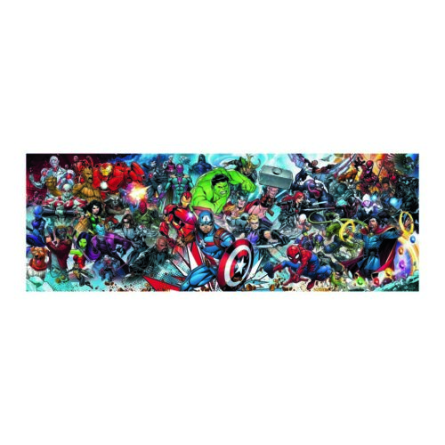 Trefl panorámás puzzle Marvel világa
