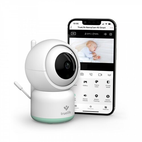 TrueLife NannyCam R3 intelligens babafigyelőalkalmazással