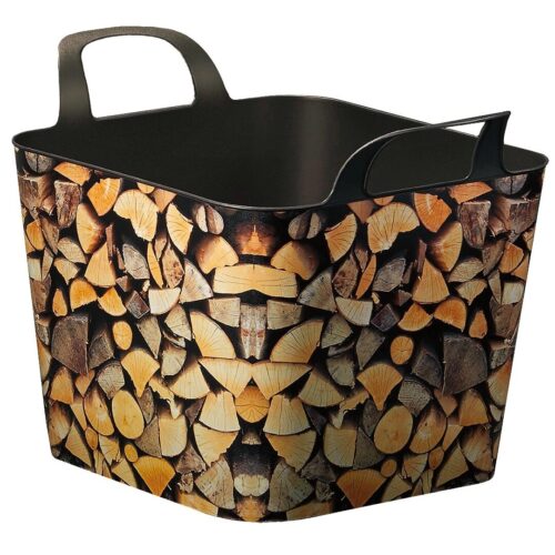 Univerzális rugalmas kosár Wood 36 l