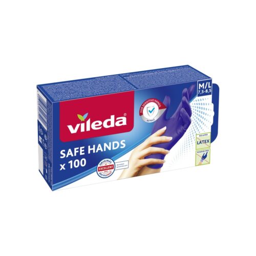 Vileda Safe Hands kesztyű M/L 100 db
