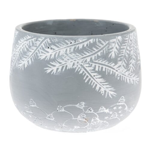 Winter pot beton virágtartó
