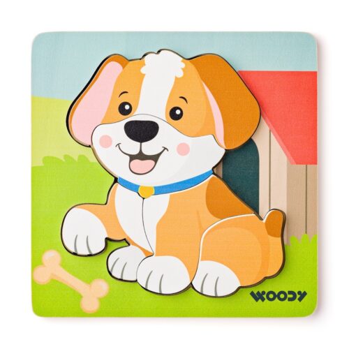 Woody Puzzle Baby Kutyus