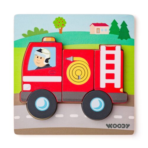 Woody Puzzle Baby tűzoltó
