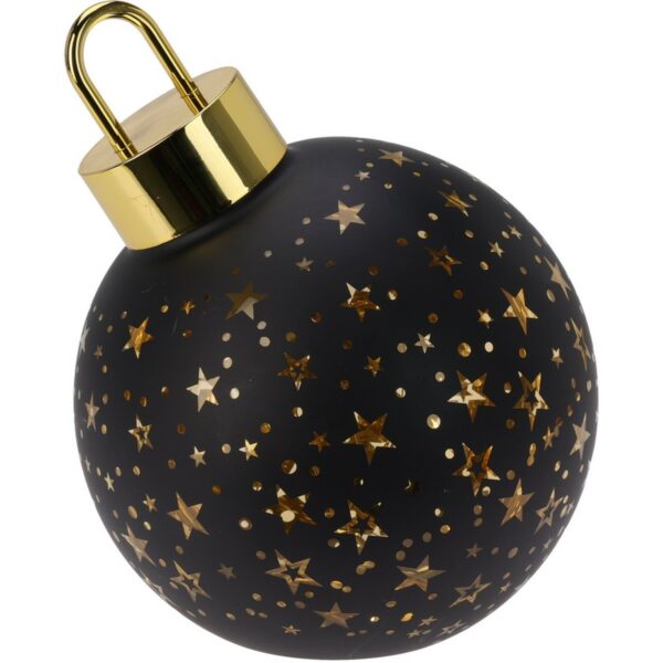 Xmas ball karácsonyi LED dísz fekete