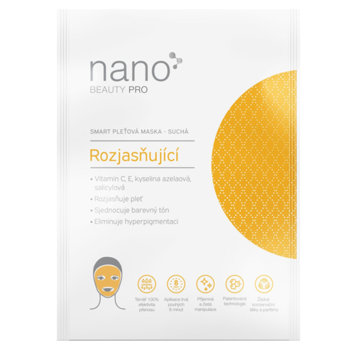 nanoBeauty Fényesítő nanofibrilláris maszk akneellen