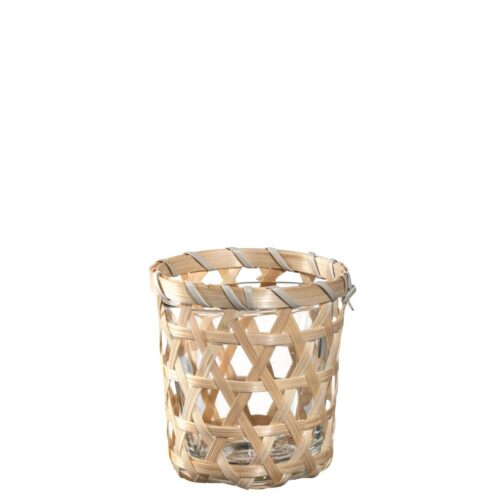 LEONARDO GARDA fonott mécsestartó 9cm