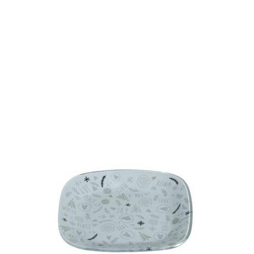 LEONARDO X-MAS icons tányér 16x16cm