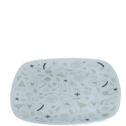 LEONARDO X-MAS icons tányér 32x32cm