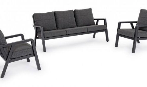 TRUMAN szürke kerti garnitúra