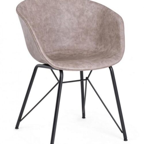 WARHOL barna 100% polypropilén szék