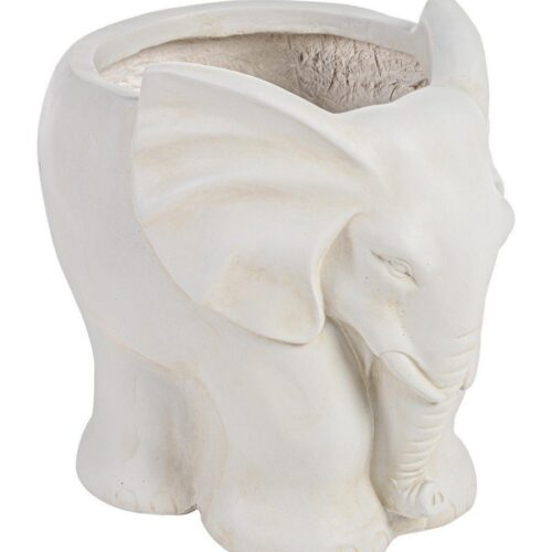 ELEPHANT II fehér virágcserép