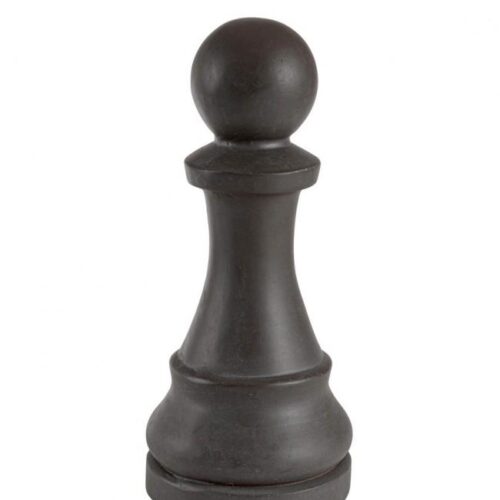 PAWN fekete üvegszál dísztárgy