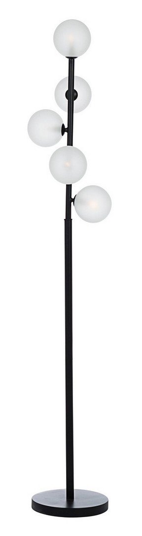 BALLS fekete acél állólámpa