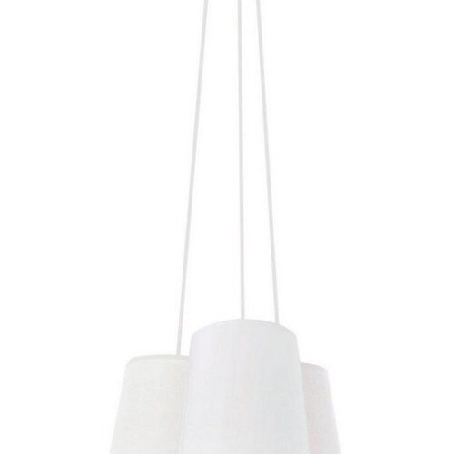 TRIS-ONE fehér fém függőlámpa