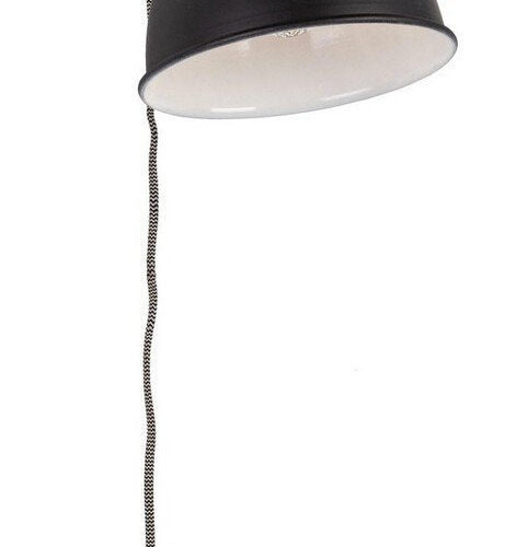 BROOKLYN fekete acél fali lámpa