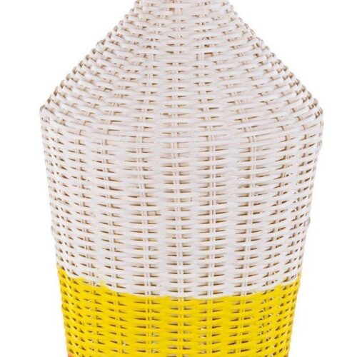 SUN sárga rattan asztali lámpa