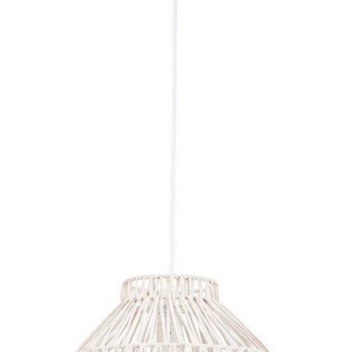 ALTEK fehér rattan függőlámpa
