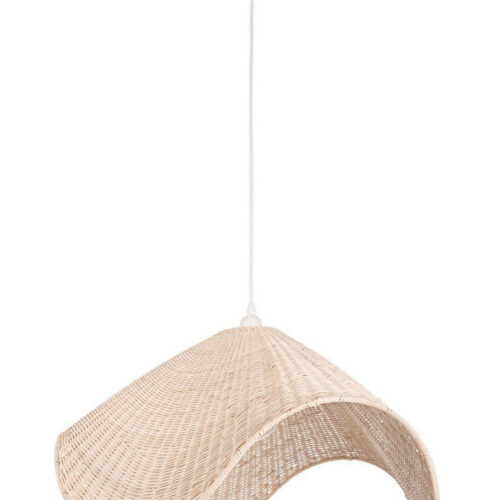 HAT bézs rattan függőlámpa
