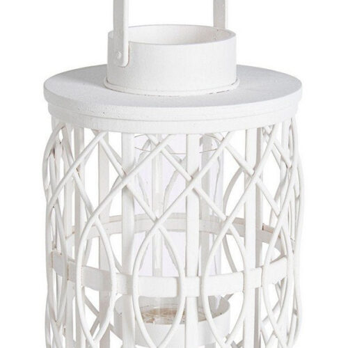 TANAMI fehér bambusz gyertyatartó