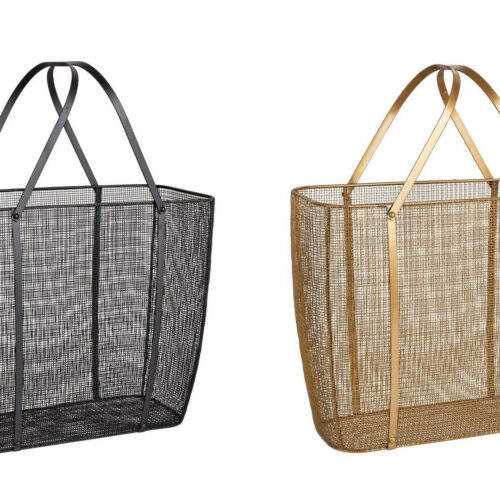 ZAIRA III fekete acél újságtartó