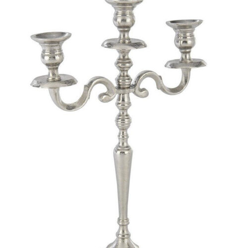 CANDELABRA ezüst alumínium gyertyatartó