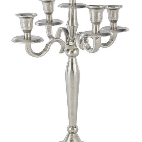 CANDELABRA II ezüst alumínium gyertyatartó