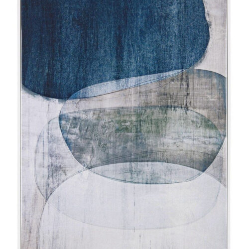 BRAVE II kék vászon festmény