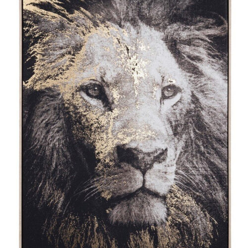 BOLD X fekete vászon festmény