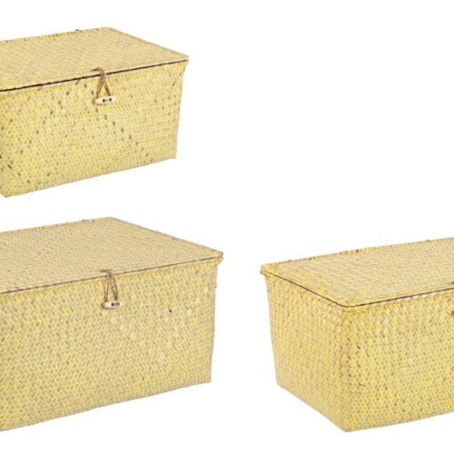 CLOE sárga tengerifű 3 részes kosár szett