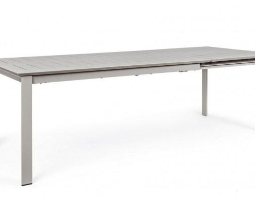 KONNOR szürke kerti bővíthető étkezőasztal 160-240cm