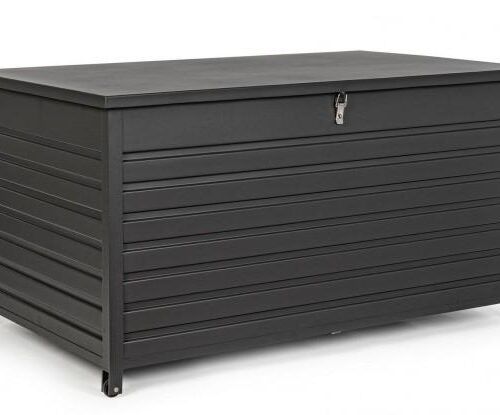 ATLANTIC II fekete alumínium tárolódoboz