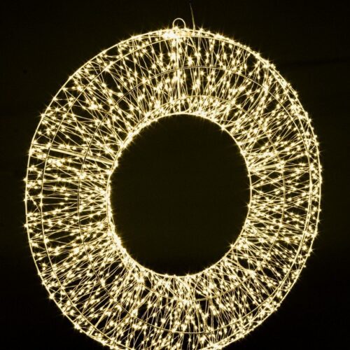 WREATH III arany égősor