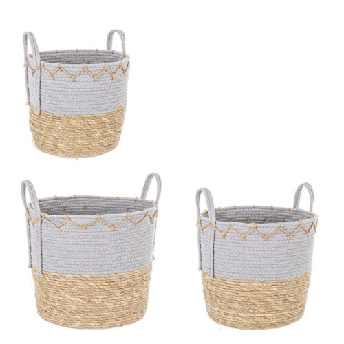 CELESTIAL II szürke 100% pamut kosár