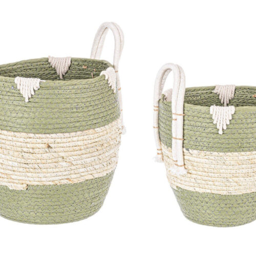 THELMA zöld 2 részes kosár szett