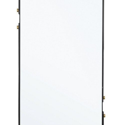 ZEINA II fekete acél tükör