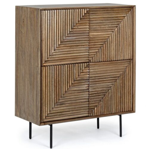 DARSEY barna mangófa tárolószekrény