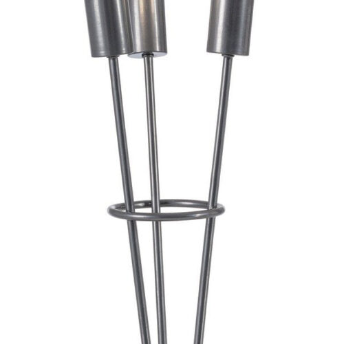 TORCH ezüst acél asztali lámpa