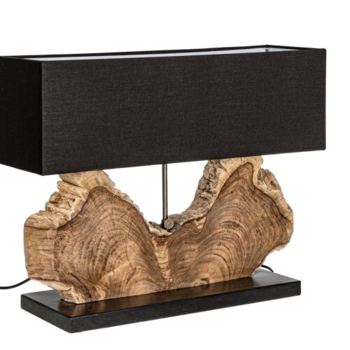 NAGA fekete 100% pamut asztali lámpa