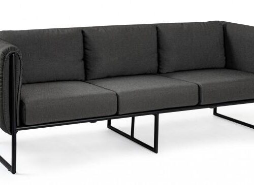 PIXEL sötétszürke kerti kanapé