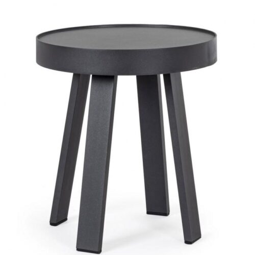 SPYRO sötétszürke kerti lerakóasztal 46cm