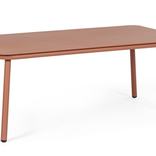 SPIKE terracotta kerti dohányzóasztal 104cm