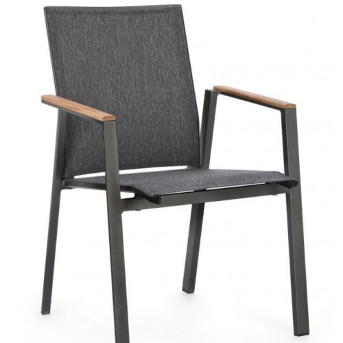 CAMERON sötétszürke kerti szék