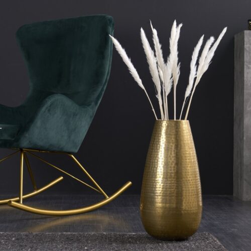 ORIENTAL arany alumínium váza