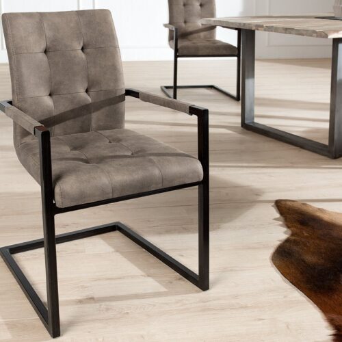 OXFORD taupe mikroszálas szék