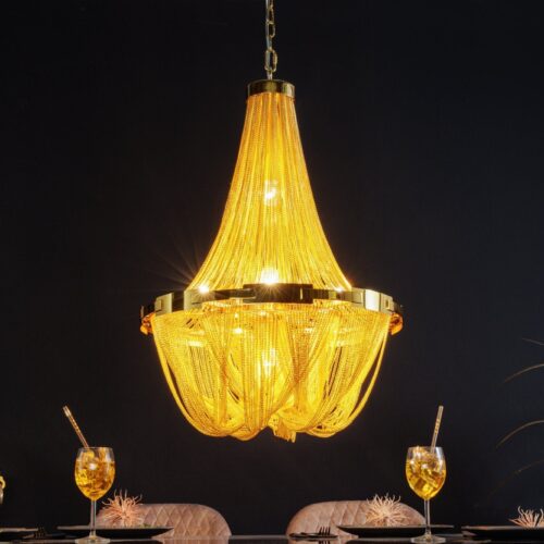 ROYAL XL arany fém csillár