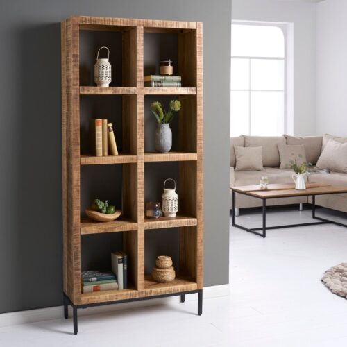 IRON CRAFT barna mangófa szekrény 180x80 cm