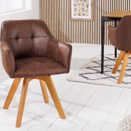 LOFT barna 100% poliester étkezőszék