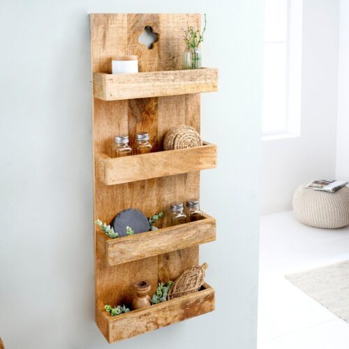 HEMINGWAY II barna mangófa falipolc 80 cm