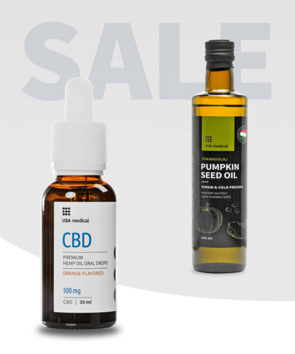 CBD Olaj 500 mg + Tökmagolaj 500 ml